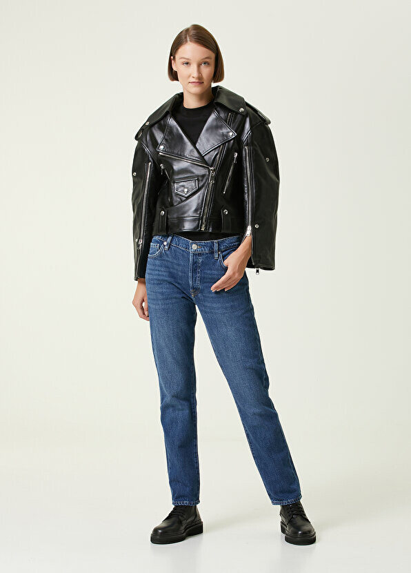 

Темно-синие джинсовые брюки le slouch Frame Denim, Синий