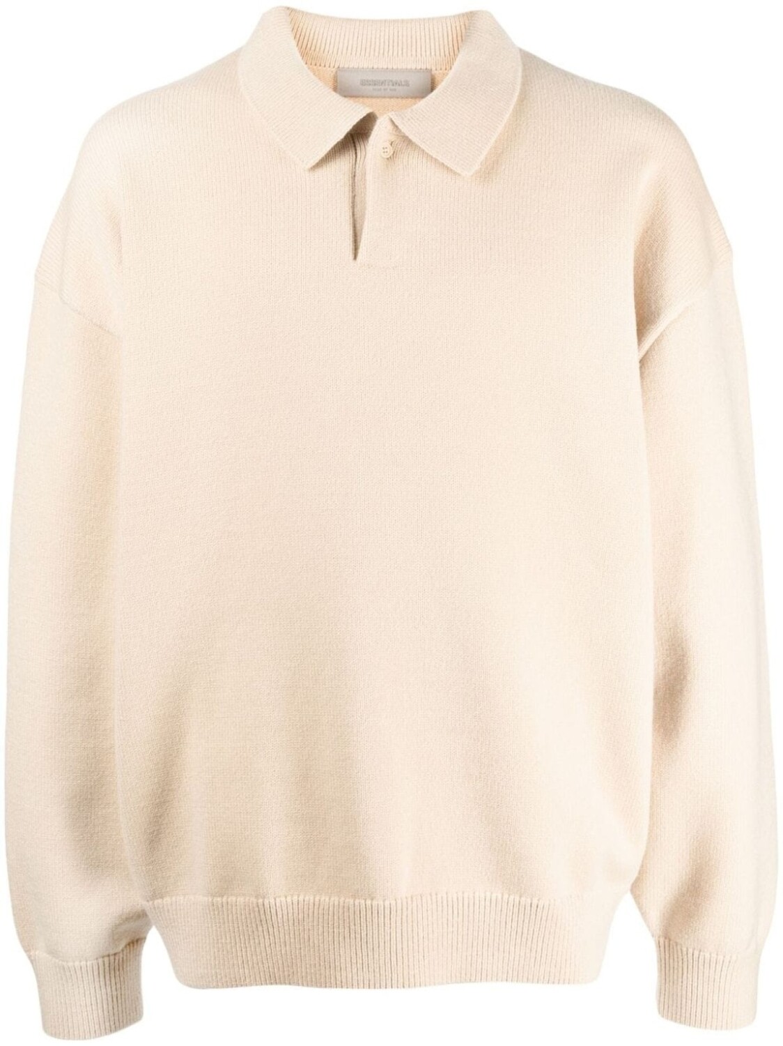 

FEAR OF GOD ESSENTIALS рубашка поло с длинными рукавами, желтый