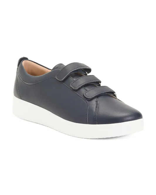

Кожаные кроссовки Rally Quick Stick с застежкой Fitflop, цвет Midnight Navy