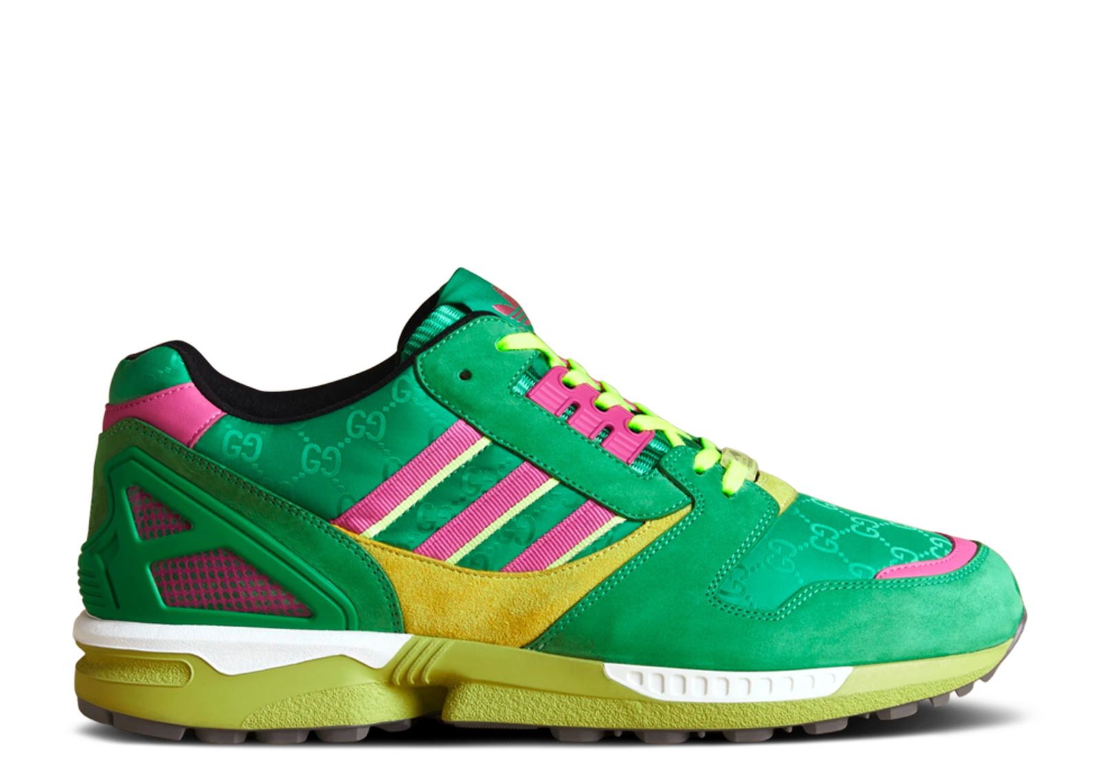 

Кроссовки adidas Gucci X Zx 8000 'Green Gg Monogram', зеленый