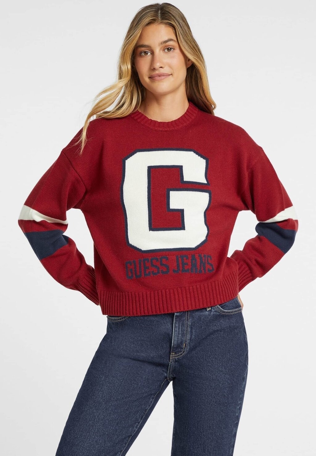 

Джемпер INTARSIA Guess Jeans, красный