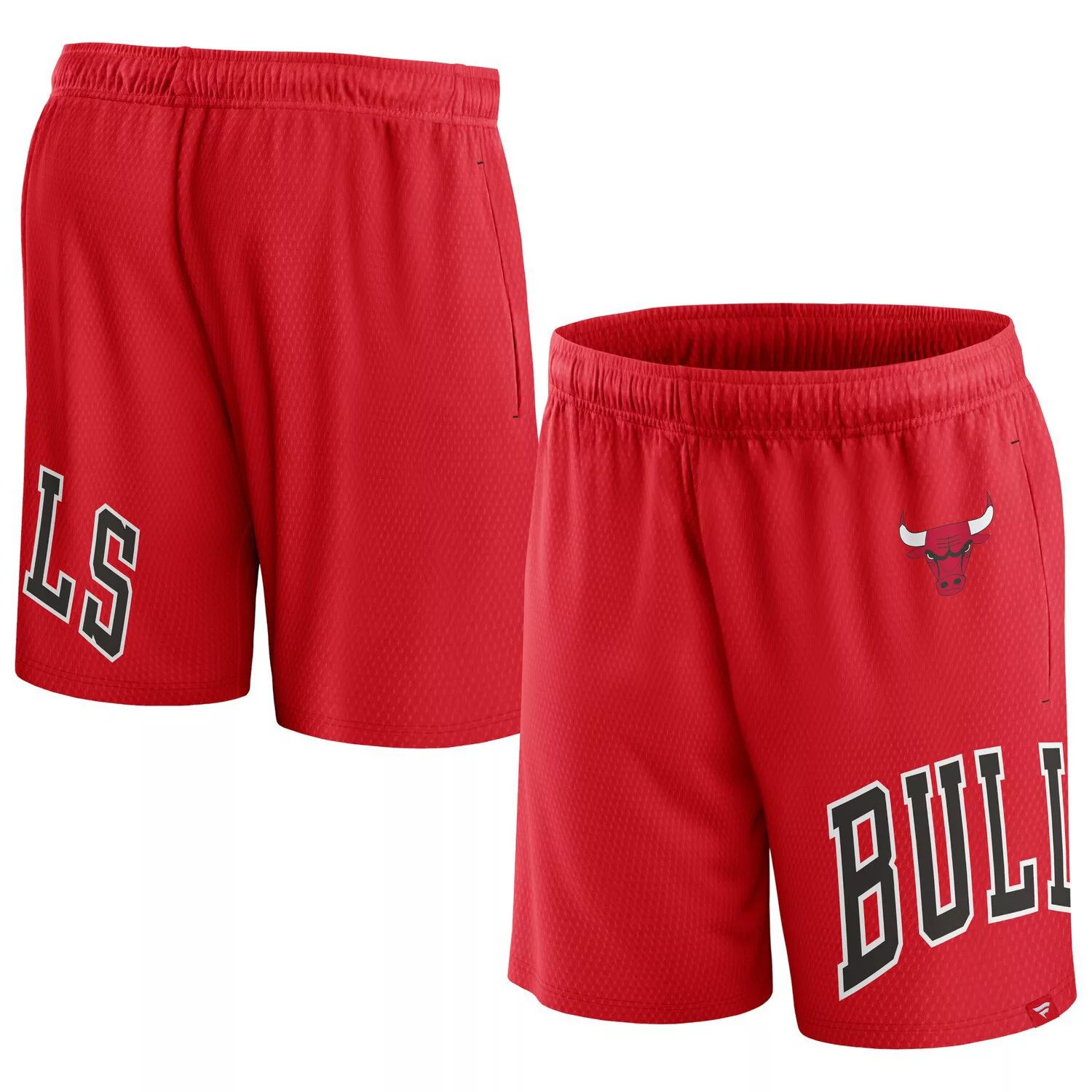 цена Мужские фирменные красные сетчатые шорты Chicago Bulls Free Throw Fanatics