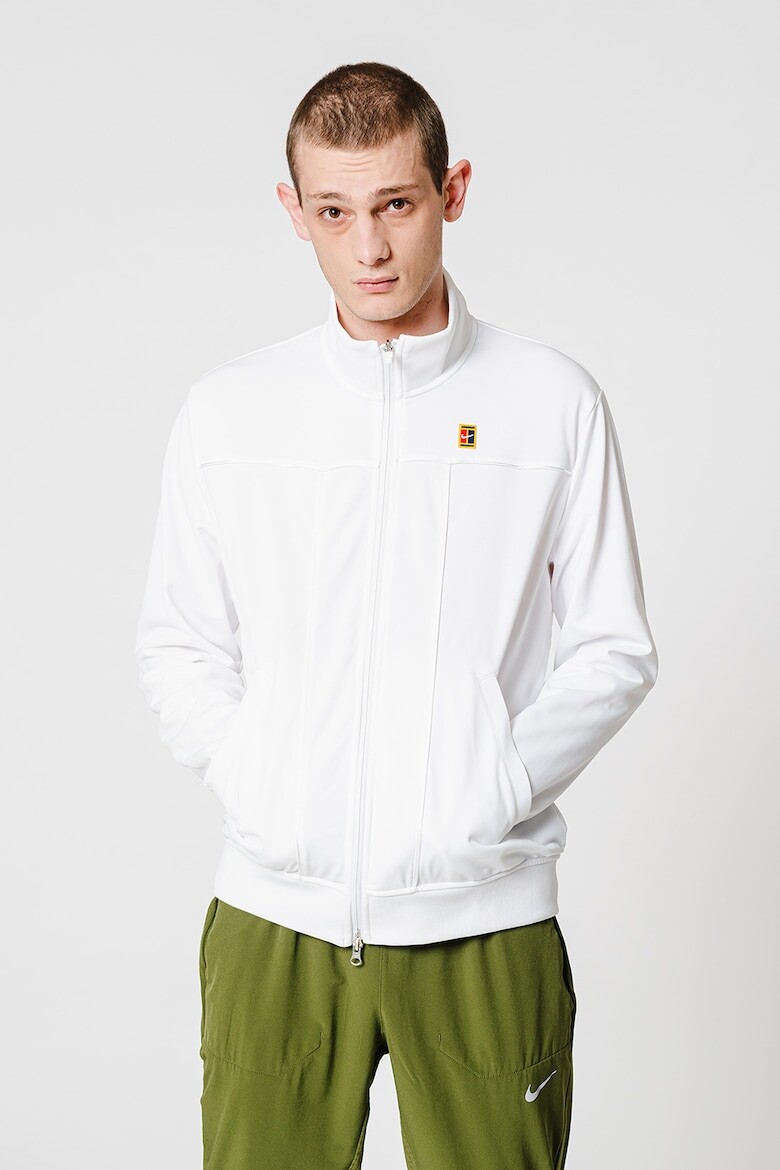 

Теннисная толстовка на молнии Heritage Nike, белый