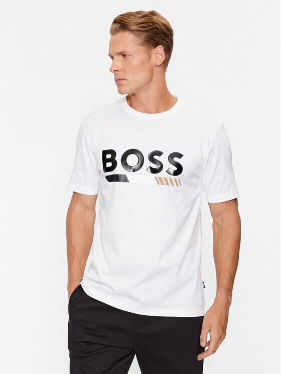 

Футболка стандартного кроя Boss, белый