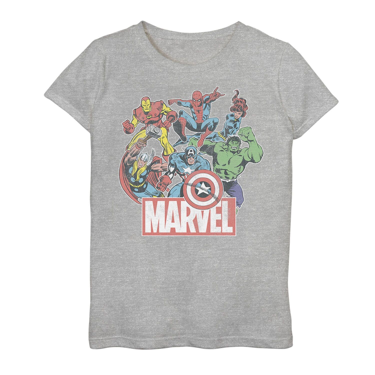 

Футболка с рисунком Marvel Avengers для девочек 7–16 лет Licensed Character
