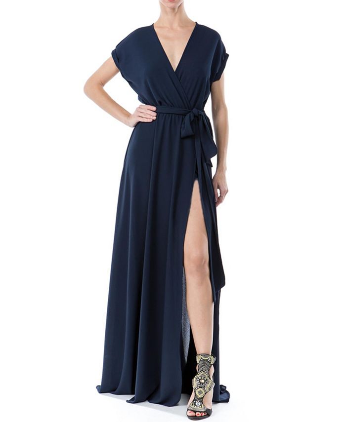 цена Женское платье макси Jasmine Meghan Los Angeles, цвет Navy