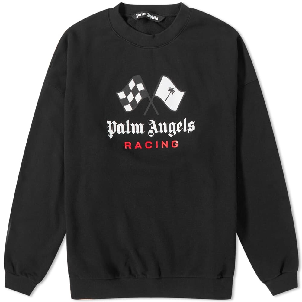 

Свитшот Palm Angels Racing Crew, черный