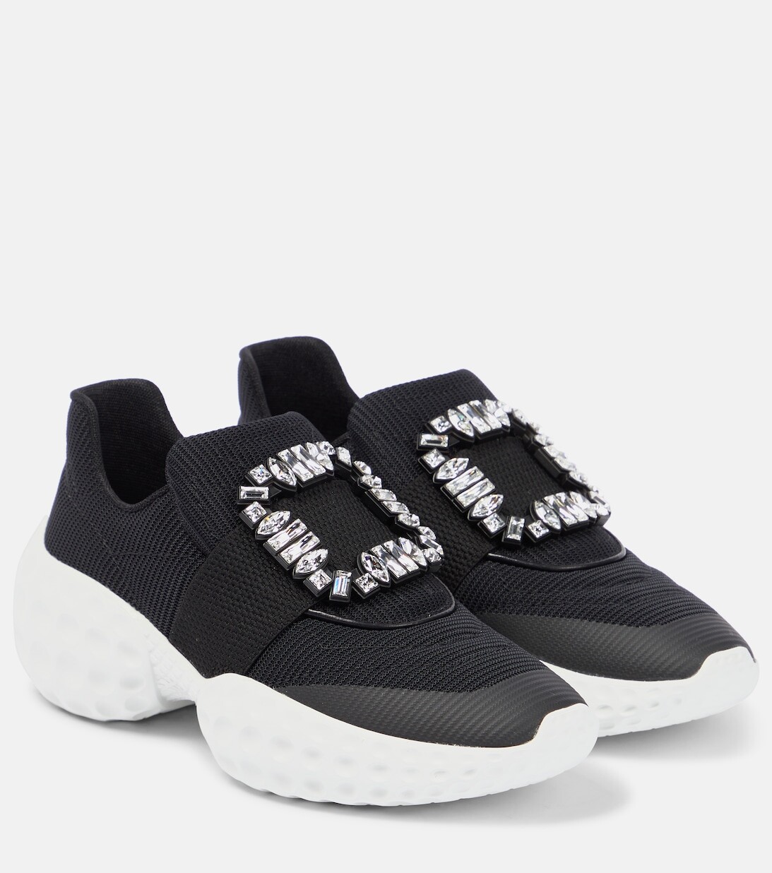 

Декорированные кроссовки Viv' Run Roger Vivier, черный