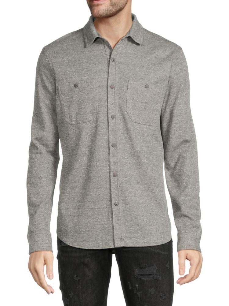 

Рубашка на пуговицах с узором Slub Joe'S Jeans, цвет Heather Grey
