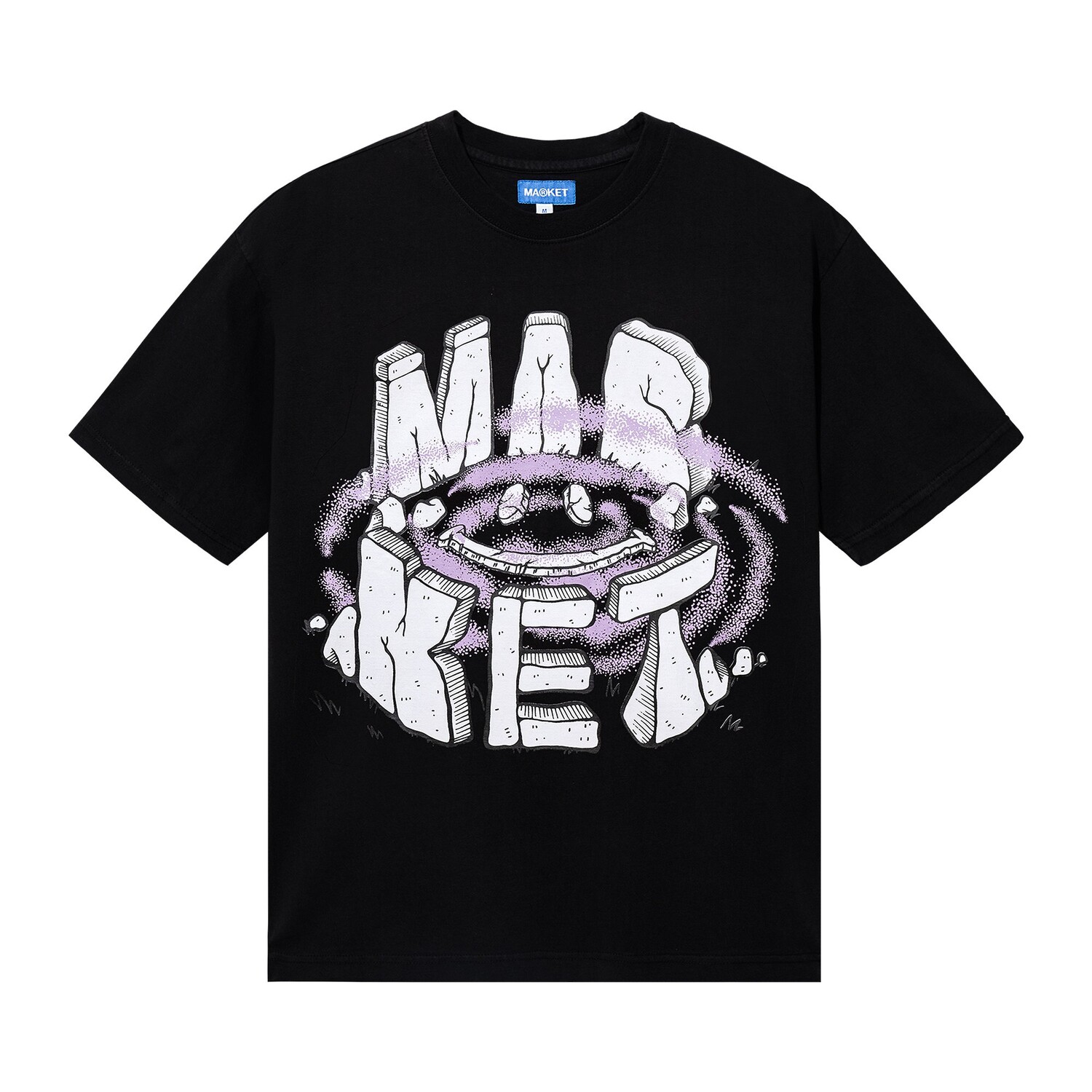 

Футболка Market Smiley Portal Washed Black