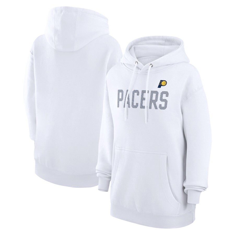 

Пуловер с капюшоном G-III 4Her by Carl Banks Indiana Pacers, белый