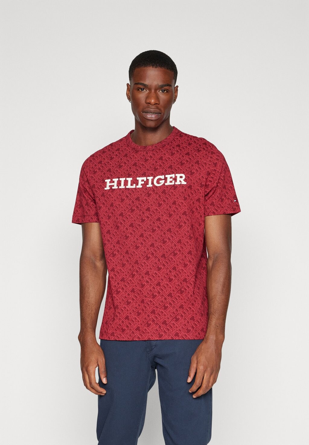 

Футболка с принтом ФУТБОЛКА MONOGRAM Tommy Hilfiger, румяный/мульти