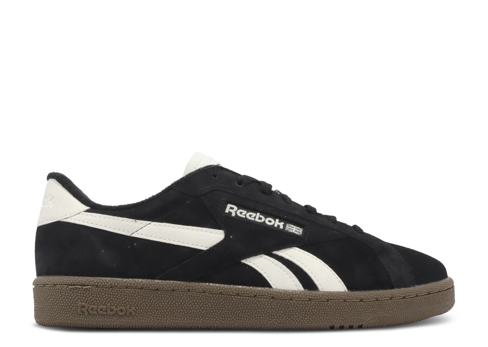 

Кроссовки Reebok Club C Grounds Uk 'Black Gum', черный