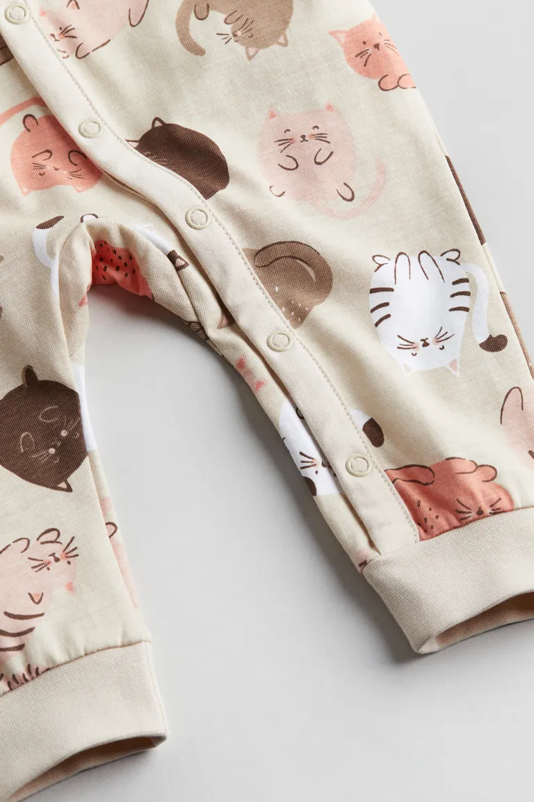 

Пижама с рисунком H&M, бежевый