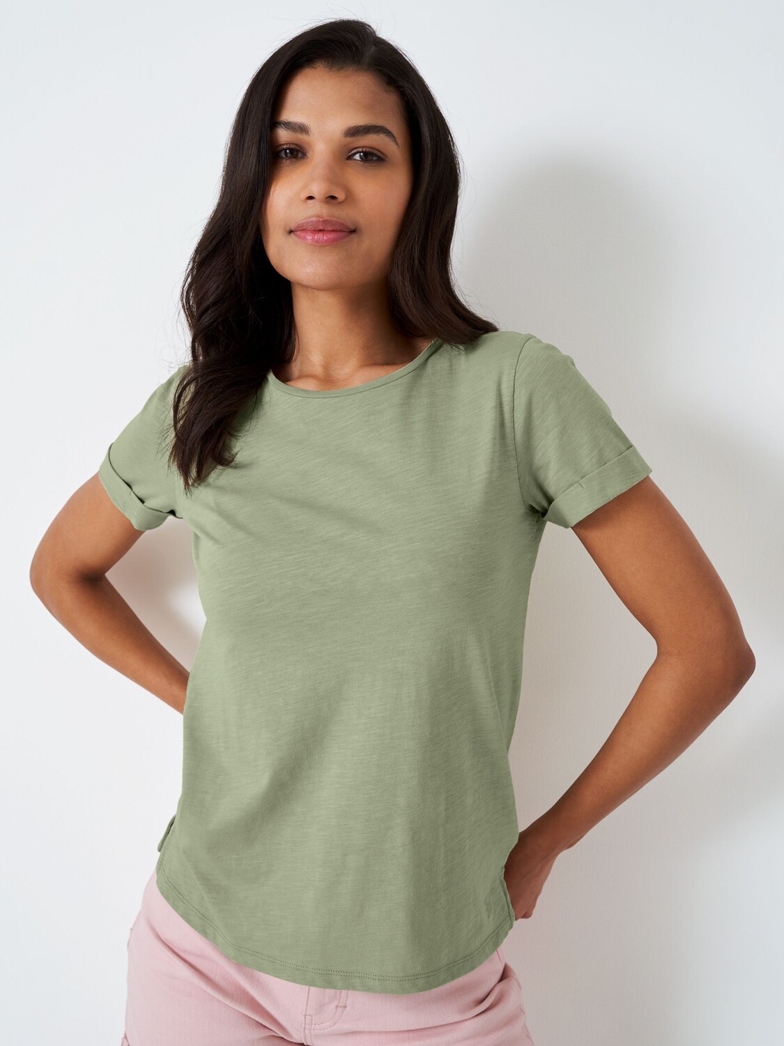 

Crew Clothing Футболка Perfect Crew Slub, хаки