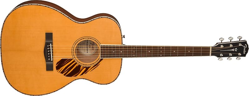 

Акустическая гитара Fender Paramount PO-220E all solid Orchestra size guitar, Natural with case