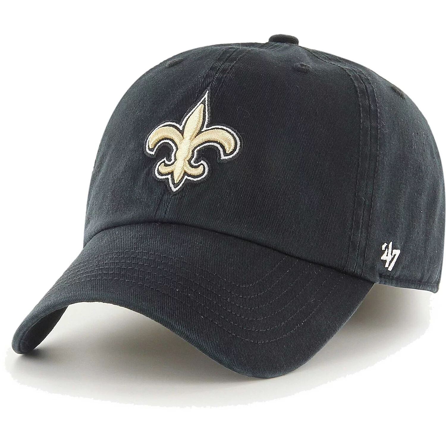 

Мужская черная регулируемая кепка с логотипом франшизы New Orleans Saints '47