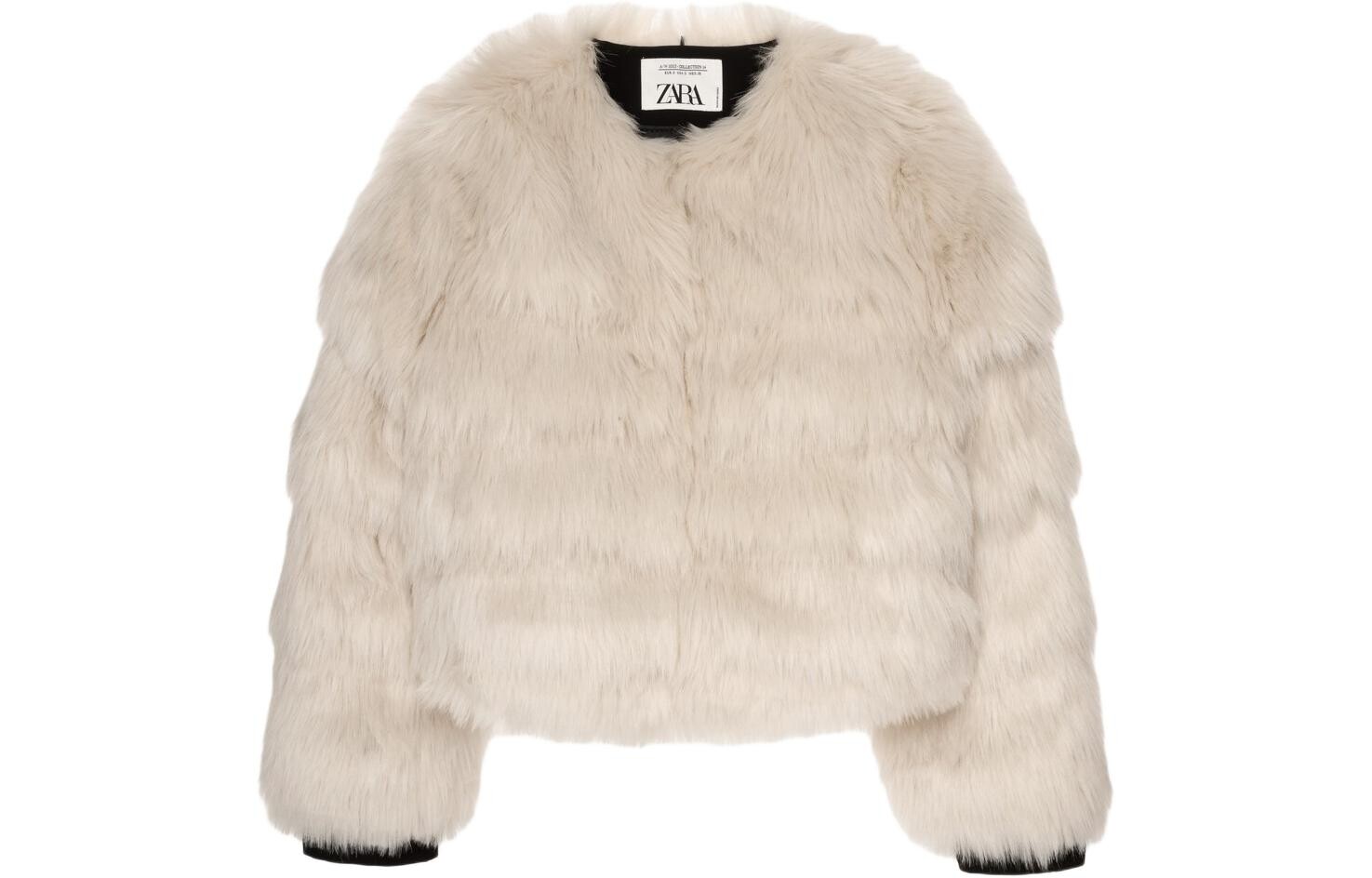 

Мех женский желтый Zara