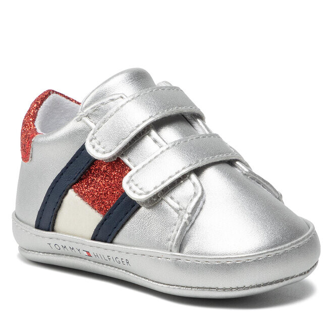 

Кроссовки Tommy Hilfiger VelcroShoe Silver, серебро