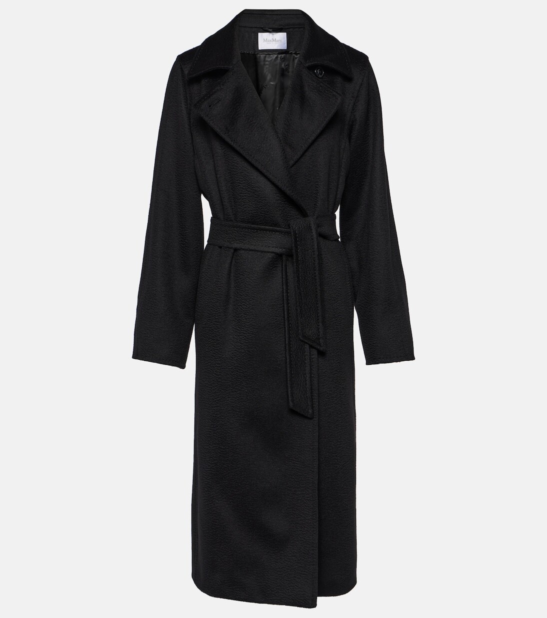 

Пальто manuela icon из верблюжьей шерсти Max Mara, черный