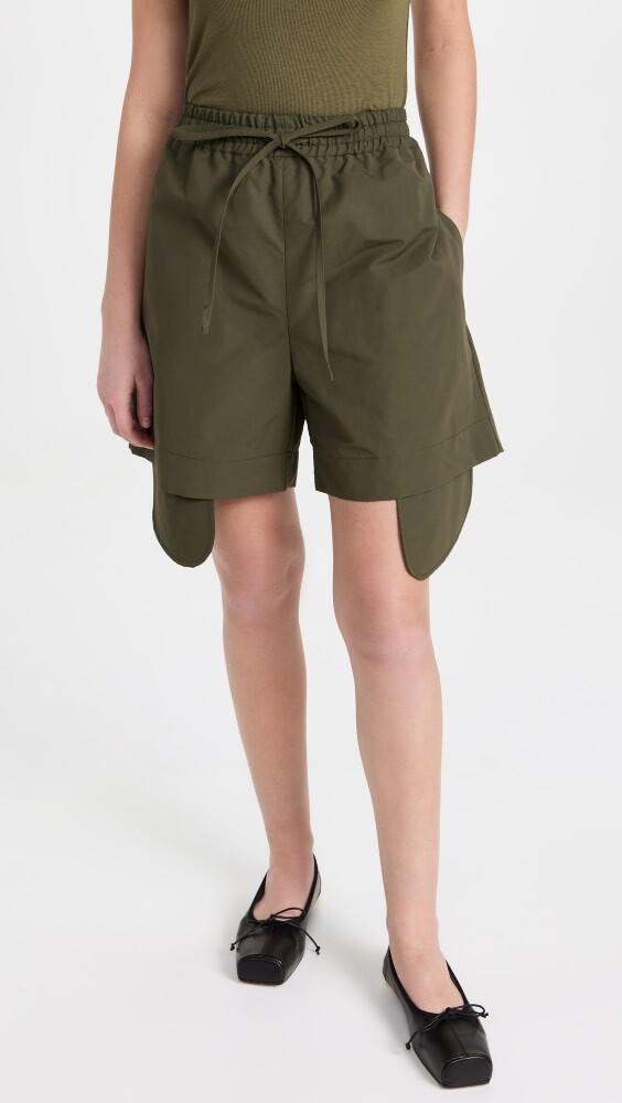 

Шорты A Potts Parachute Pocketshorts, оливковый