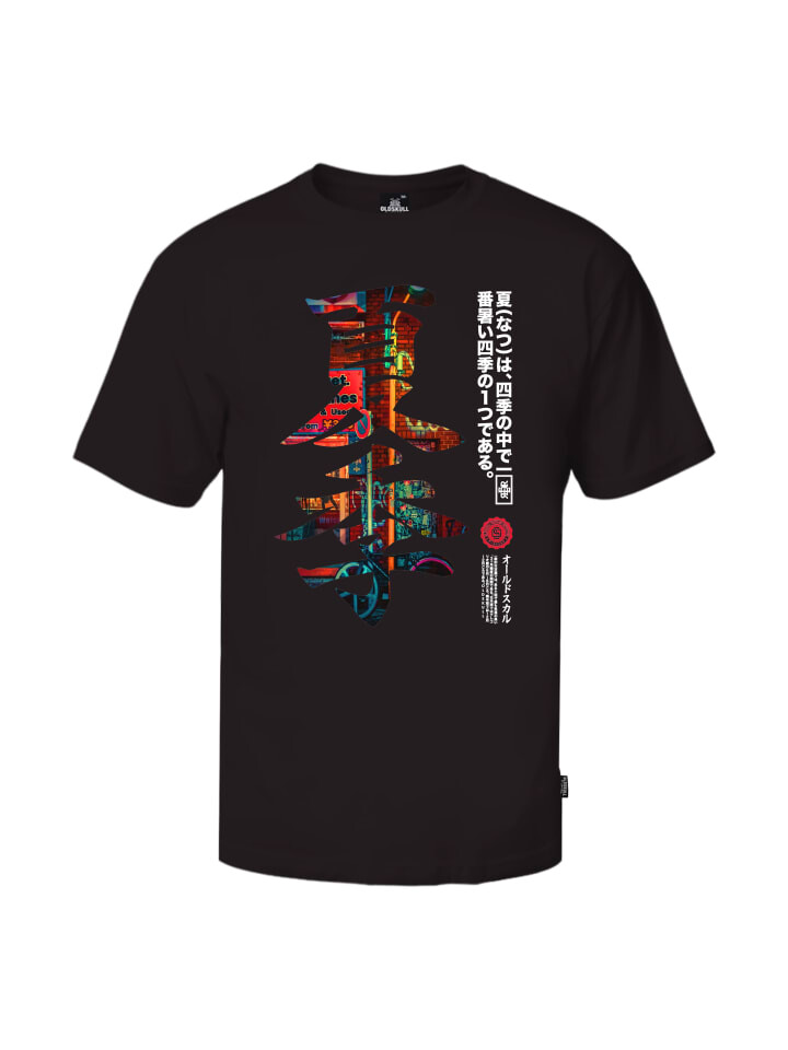 

Футболка OLDSKULL Asian Kanji Street Graphic, черный