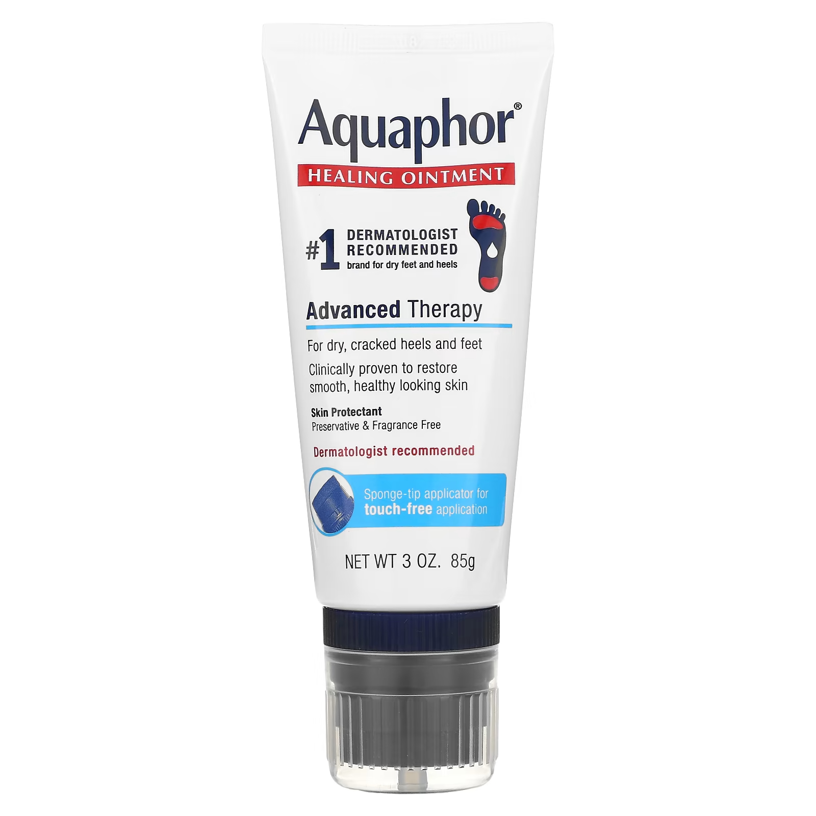 Лечебная мазь Aquaphor Advanced Therapy для пяток и ступней, 85 г лечебная мазь aquaphor advanced therapy для пяток и ступней 85 г