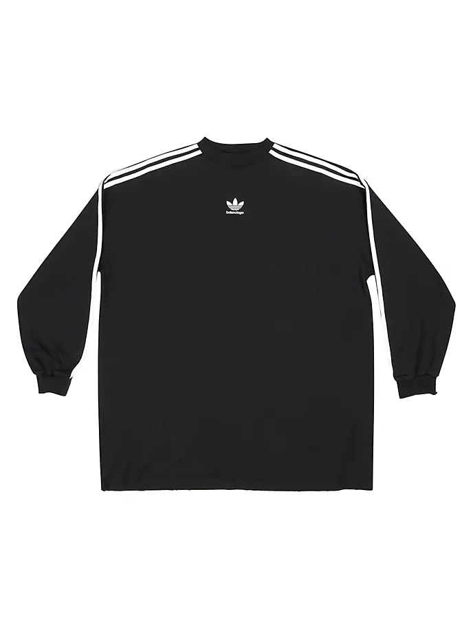 

Футболка с длинным рукавом Balenciaga / Adidas оверсайз Balenciaga, черный