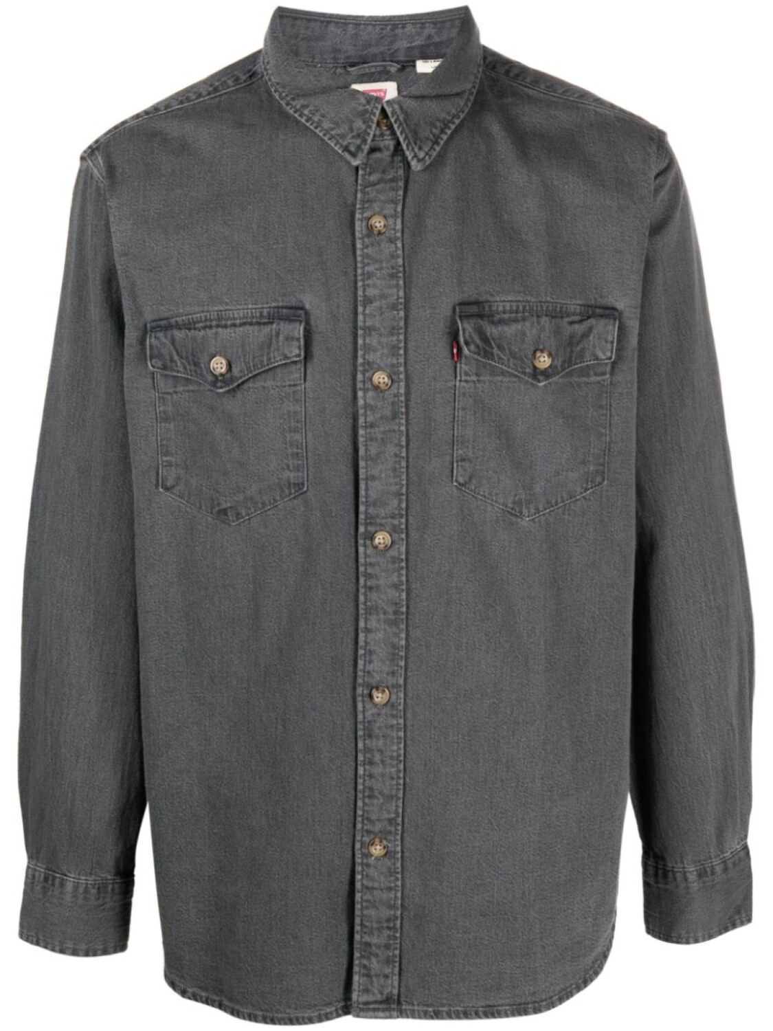 

Levi's джинсовая рубашка на кнопках, серый