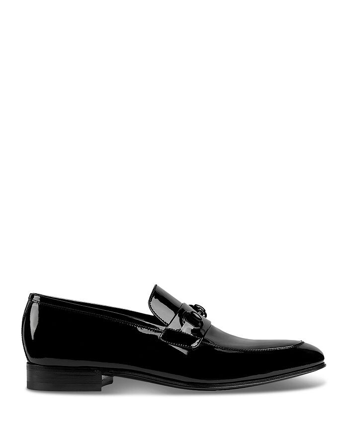 

Мужские лоферы из лакированной кожи Gucci
