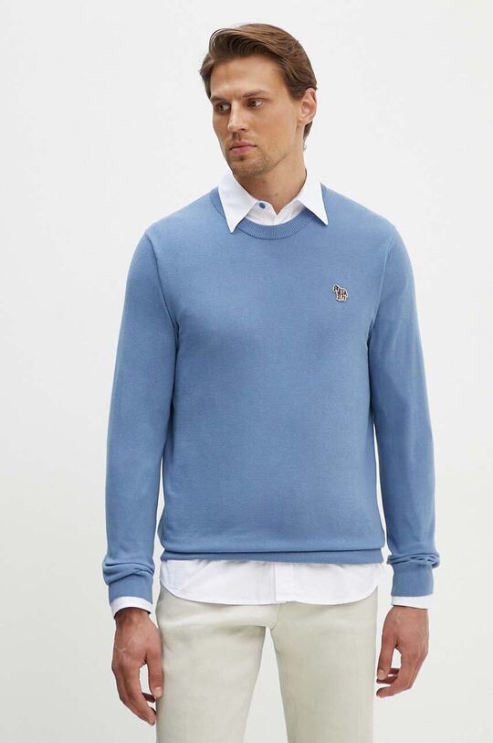

Хлопковый свитер PS Paul Smith, синий