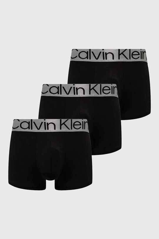 3 упаковки боксеров Calvin Klein Underwear, черный мужские трусы боксеры из микрофибры 3 пары calvin klein