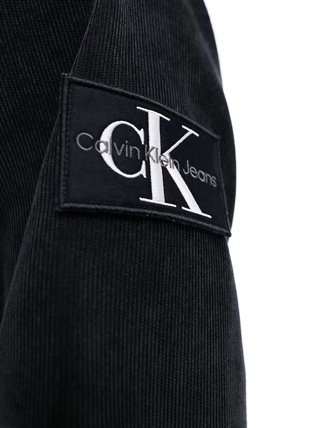 

Черная вельветовая рубашка обычного кроя Calvin Klein Jeans