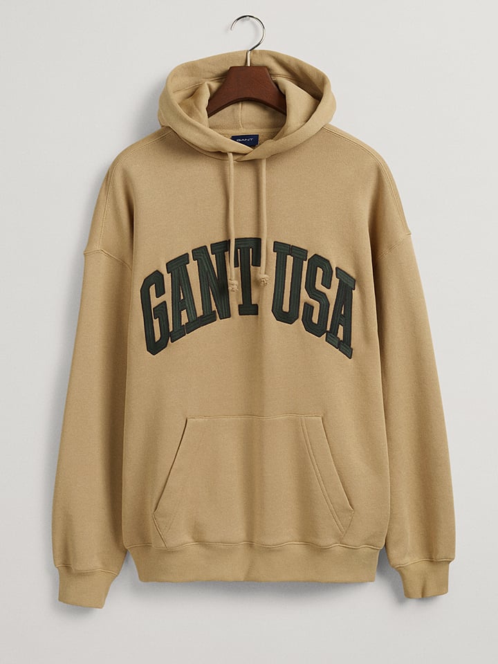 

Толстовка Gant Hoodie, бежевый