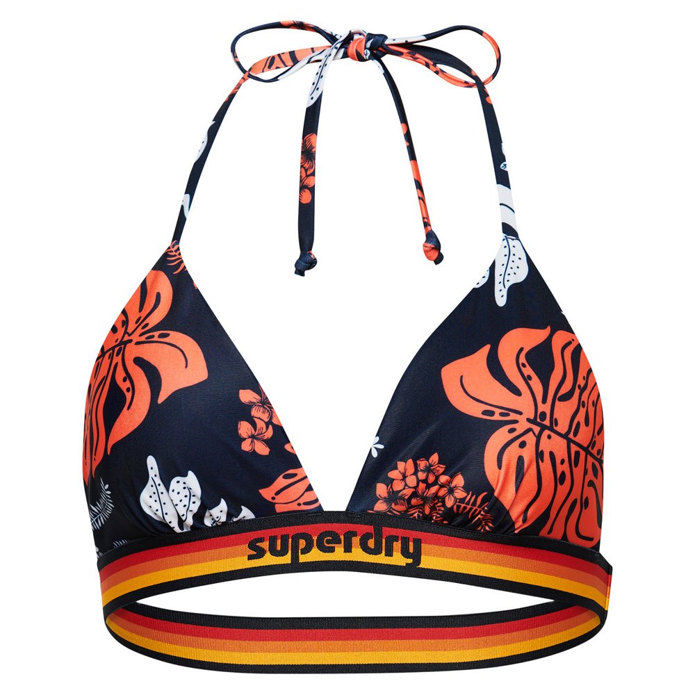 Топ бикини Superdry Vintage Logo Tri, оранжевый бикини топ superdry оранжевый