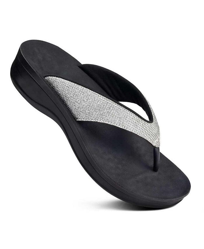 

Женские сандалии Sparkle Aerothotic, серебро