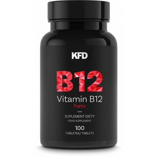 KFD Витамин B12 Форте - 100 таблеток для веганов, поддерживают работу мозга капсулы ostrovit braintus focus 90 поддерживают работу мозга