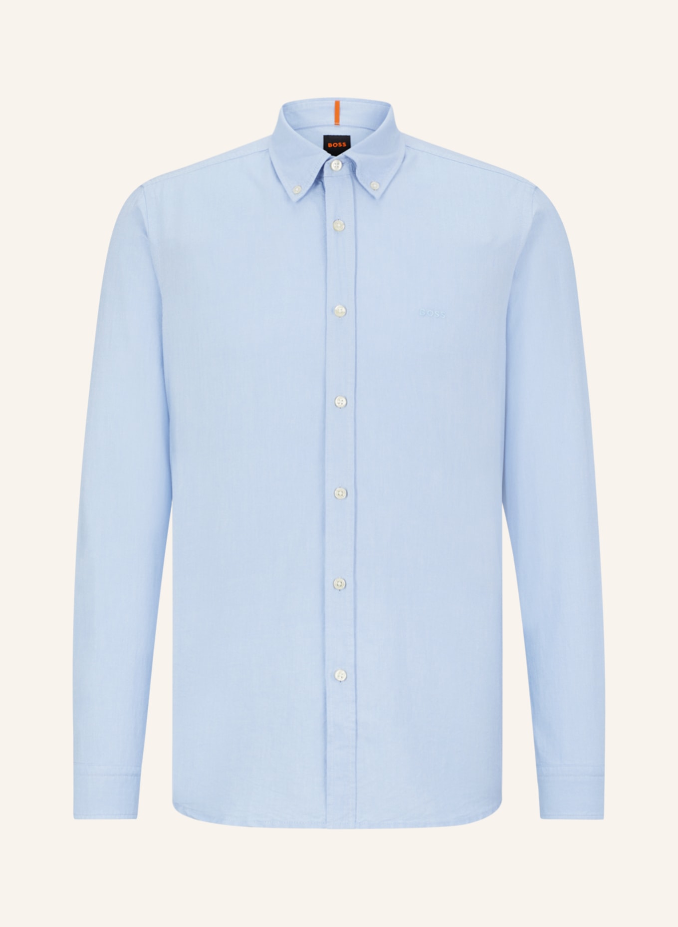 цена Рубашка BOSS RICKERT Regular Fit, светло-синий