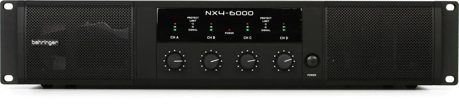 

Behringer NX4-6000 6000 Вт 4-канальный усилитель мощности