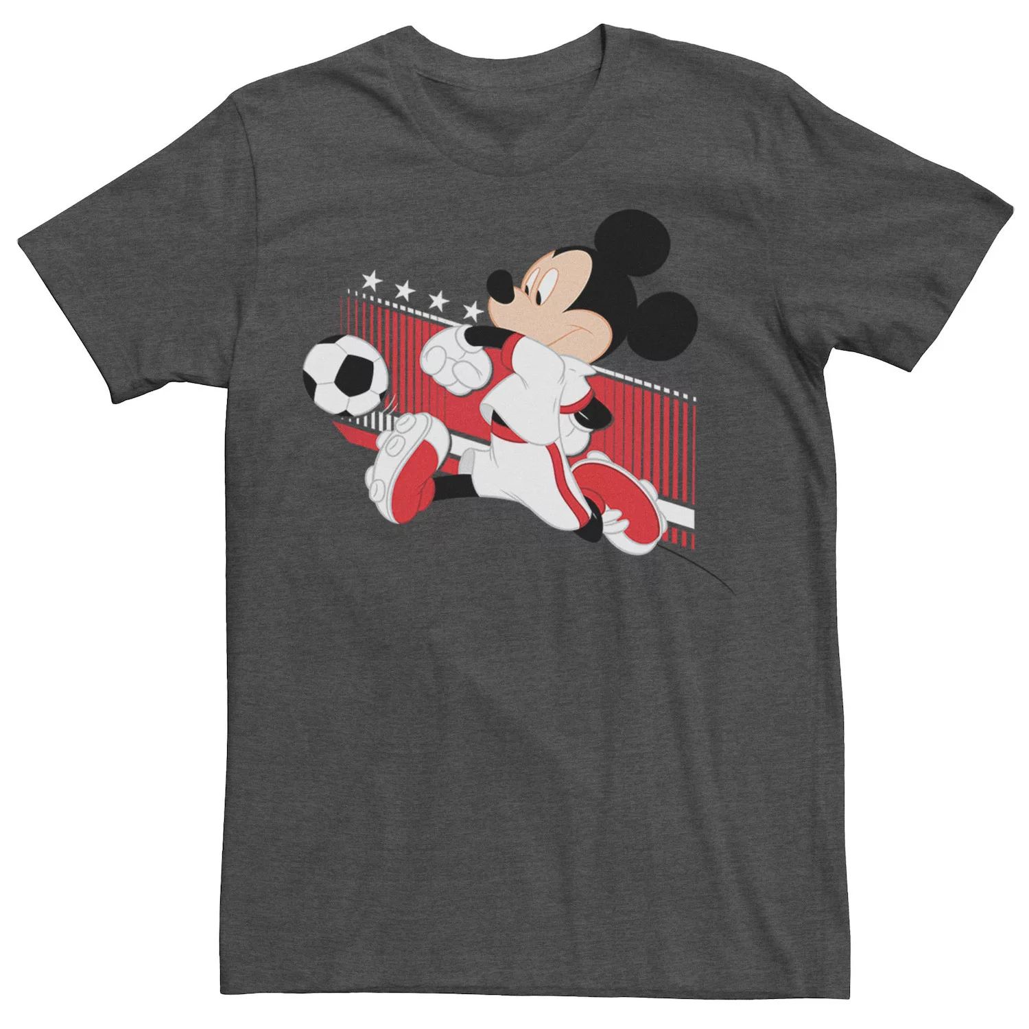 Мужская футболка с изображением Микки Мауса, английская футбольная форма, портретная футболка Disney мужская футболка с изображением микки мауса бразильская футбольная форма портретная футболка disney