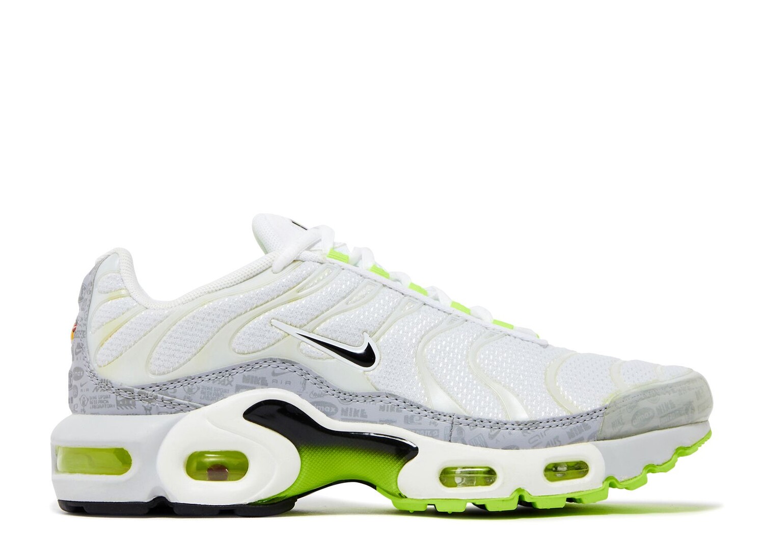 

Кроссовки Nike Air Max Plus Gs 'Reflective Logo - White Volt', белый