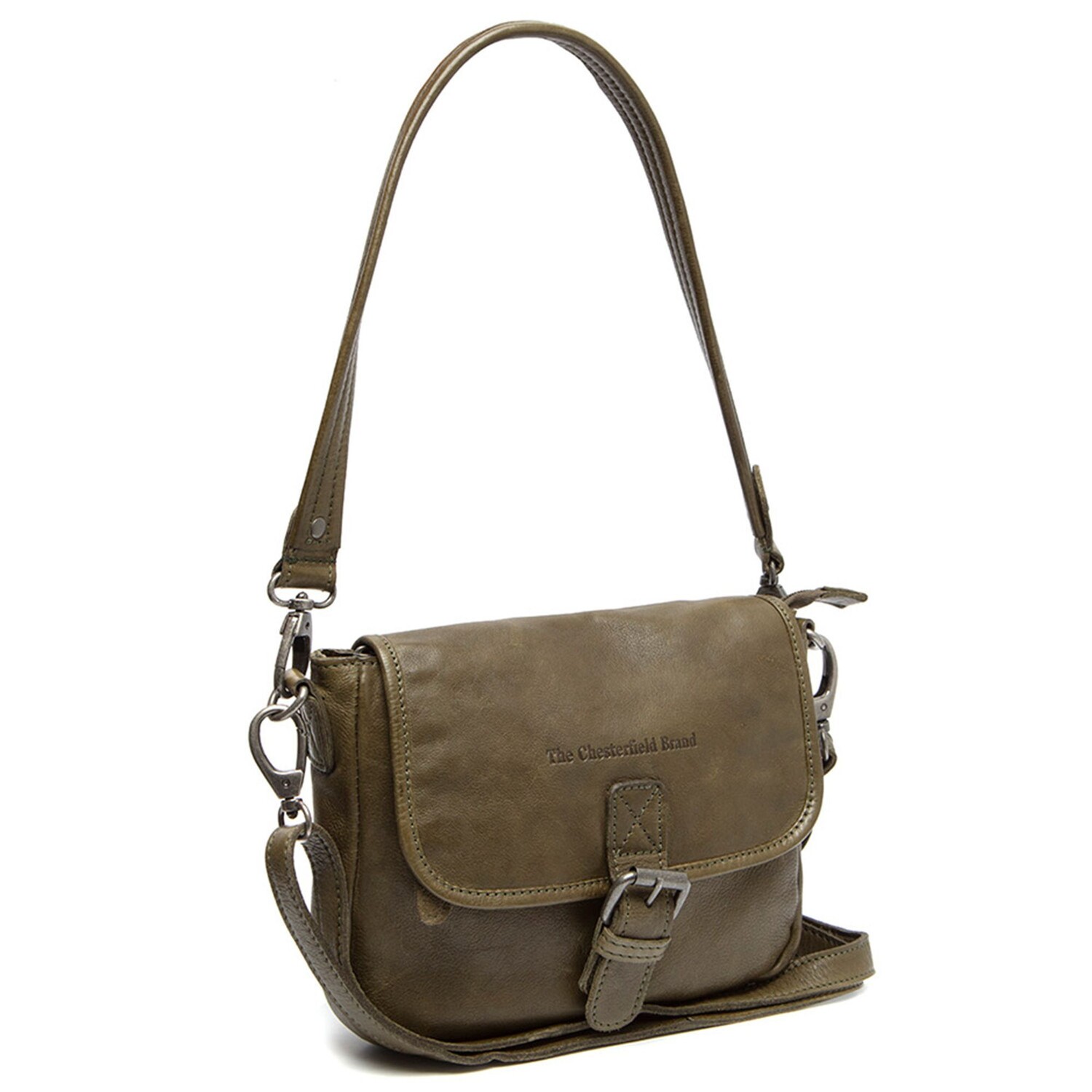 

Сумка через плечо The Chesterfield Brand Washed Leder 21 cm, цвет olive green