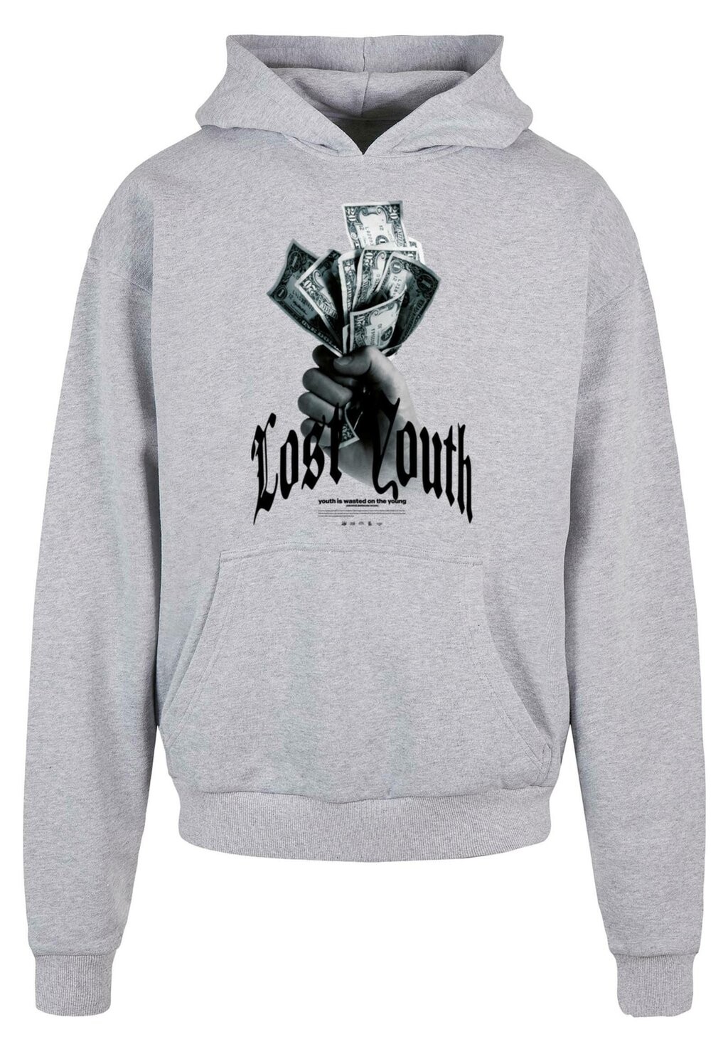 Толстовка UNISEX HEAVY MONEY 1 Lost Youth, цвет grey