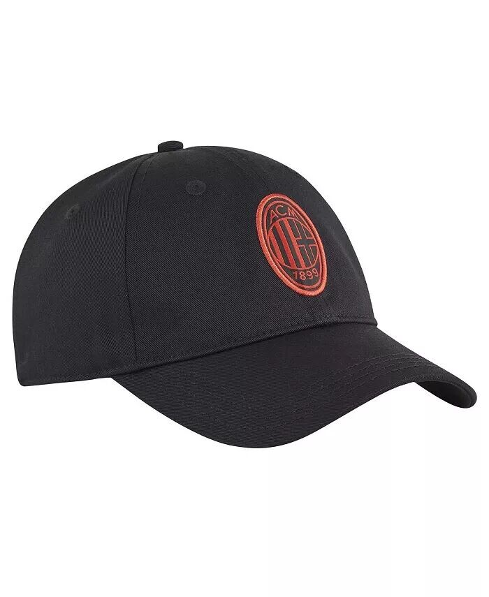 

Мужская и женская черная регулируемая кепка AC Milan Essential Puma, черный