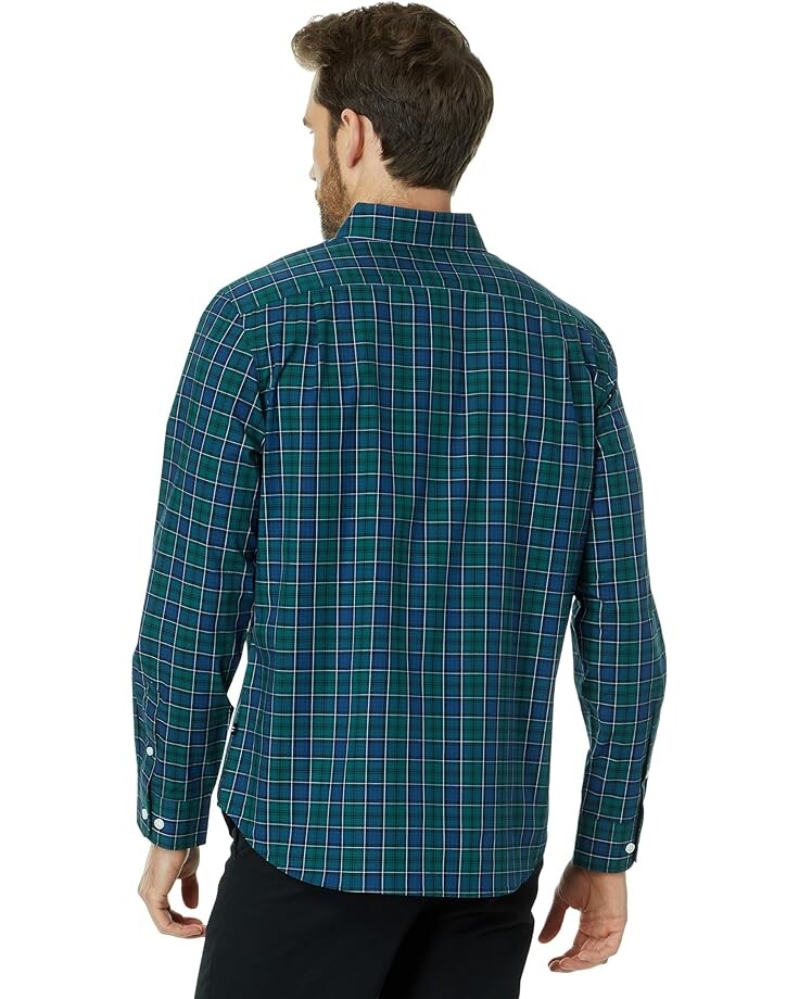 

Рубашка Nautica Wrinkle-Resistant Plaid Wear To Work Shirt, цвет June Bug