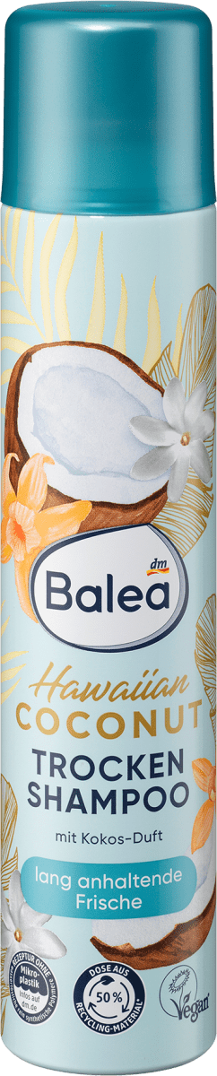 Сухой шампунь «Гавайский кокос» 200мл Balea