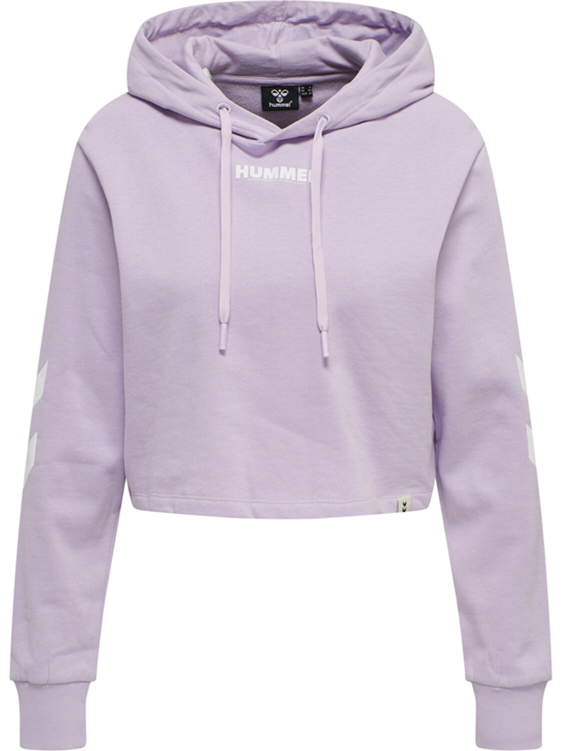 

Толстовка Hummel Hoodie Hmllegacy Woman Cropped Hoodie, цвет PASTEL LILAC