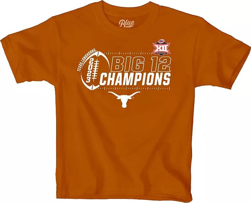 

Blue 84 Футболка Youth Texas Longhorns 2023 Big 12 Champions
