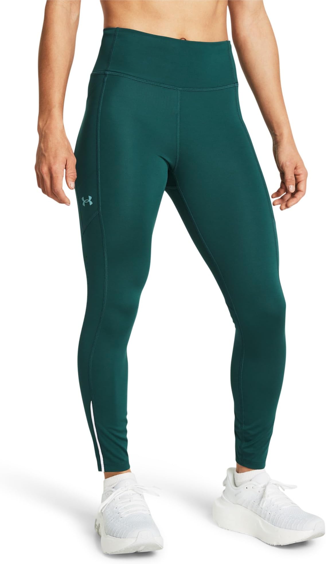 

Брюки Under Armour Fly Fast 3.0 Ankle Tights, цвет Hydro Teal/Hydro Teal/Reflective