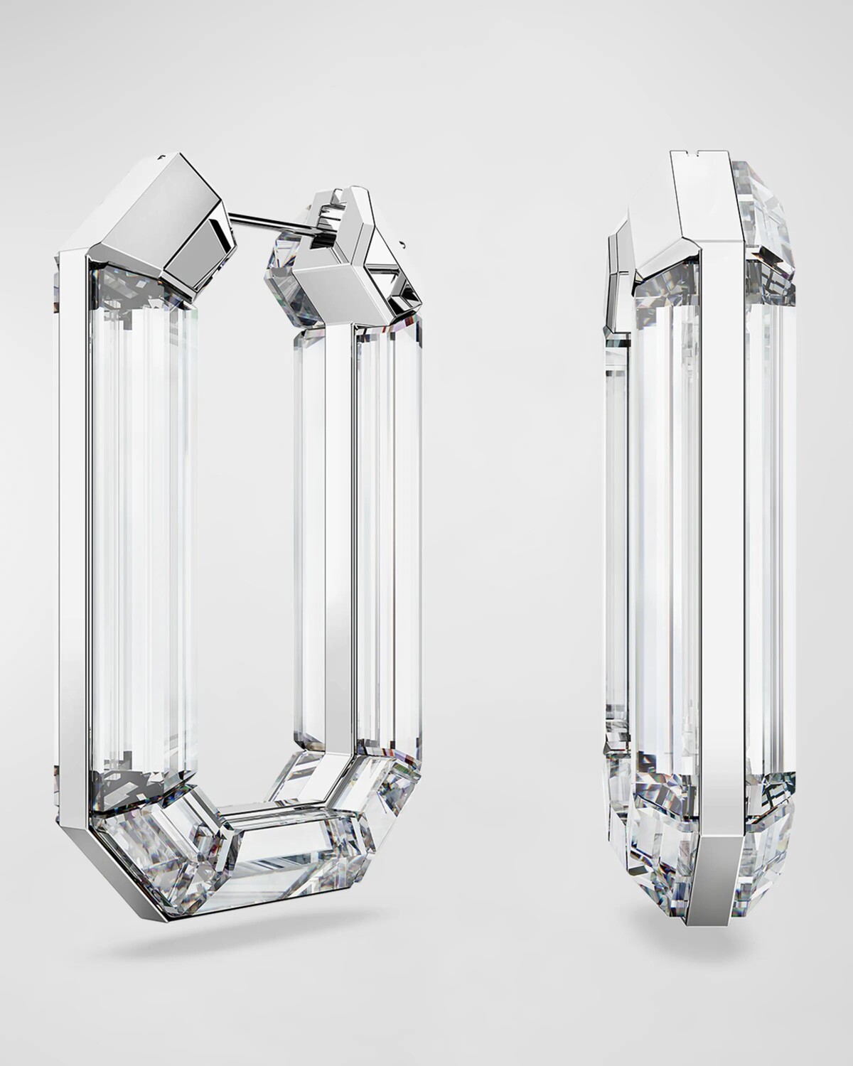 

Серьги-кольца Lucent SWAROVSKI, цвет Crystal